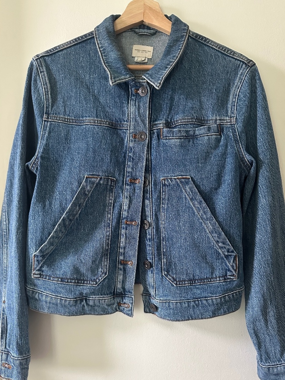 French Connection Blue Denim Jean Jacket